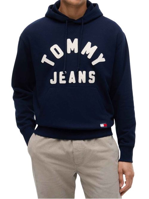 Felpa con cappuccio con logo ricamato Tommy Jeans | Felpe | DM0DM23595C1G