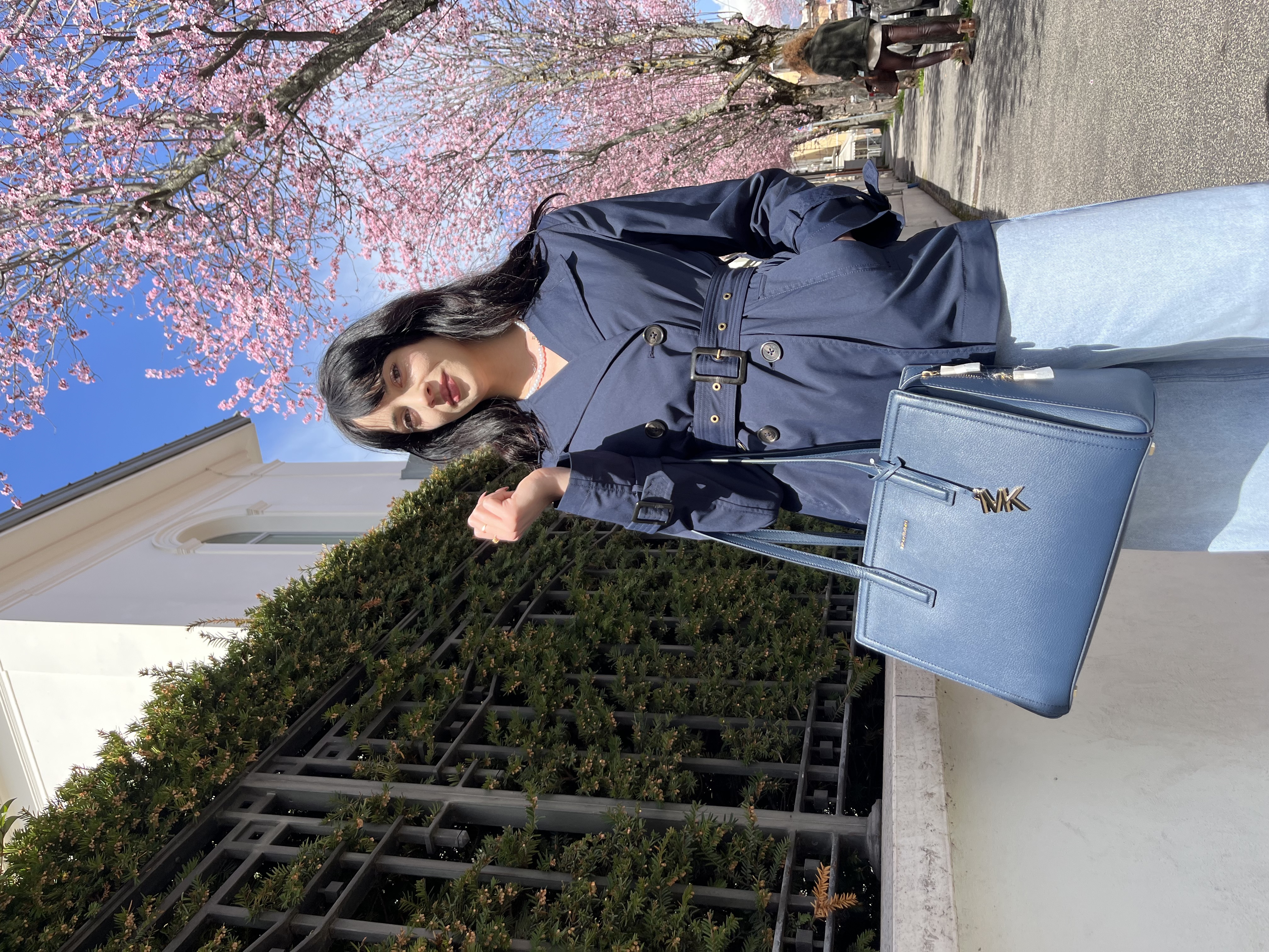 Borsa blu navy in pelle Michael Kors | 30S5G9IT2L406