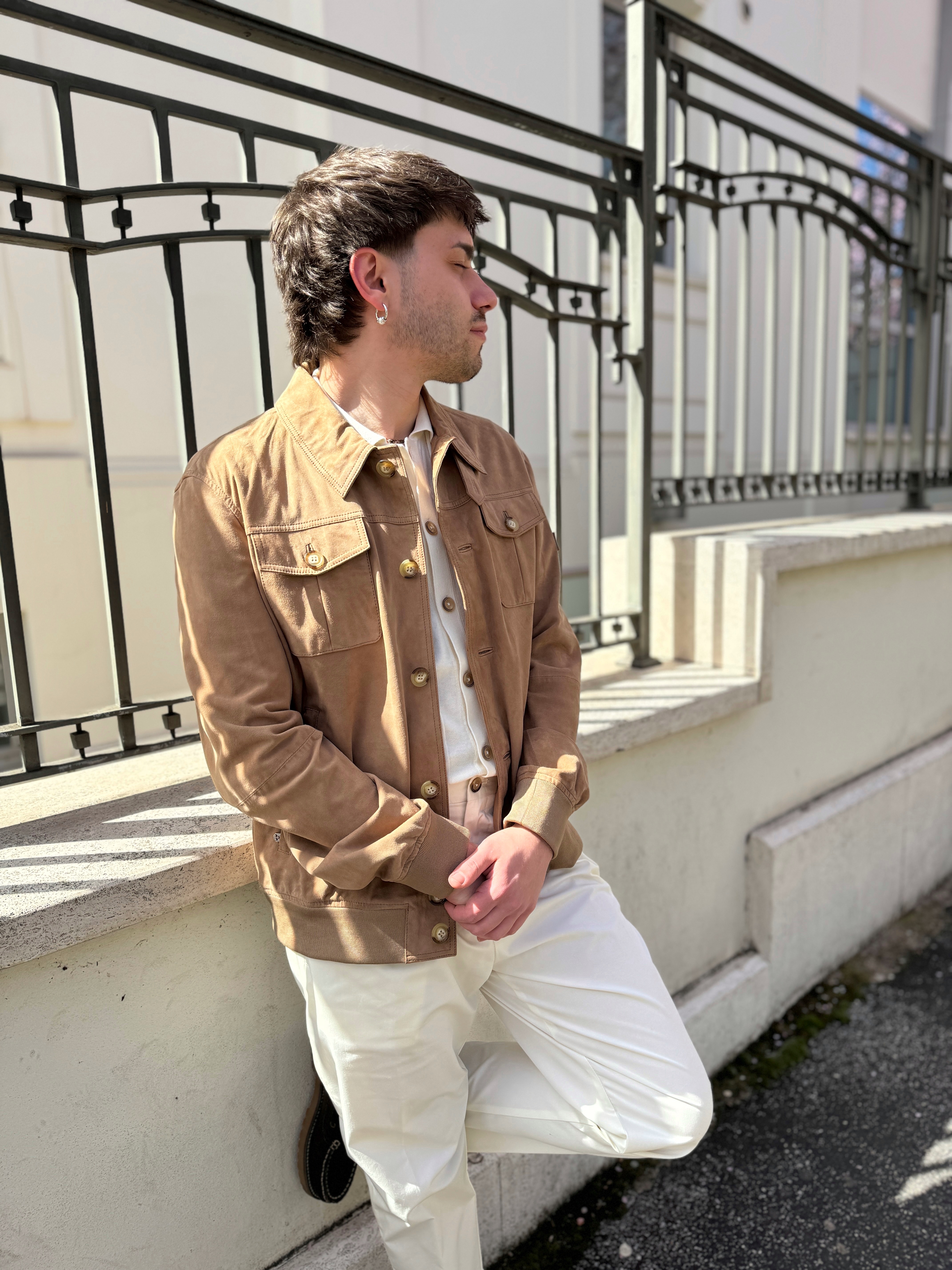 Bomber scamosciato Peuterey Peuterey | DESTINYSUEDE01802