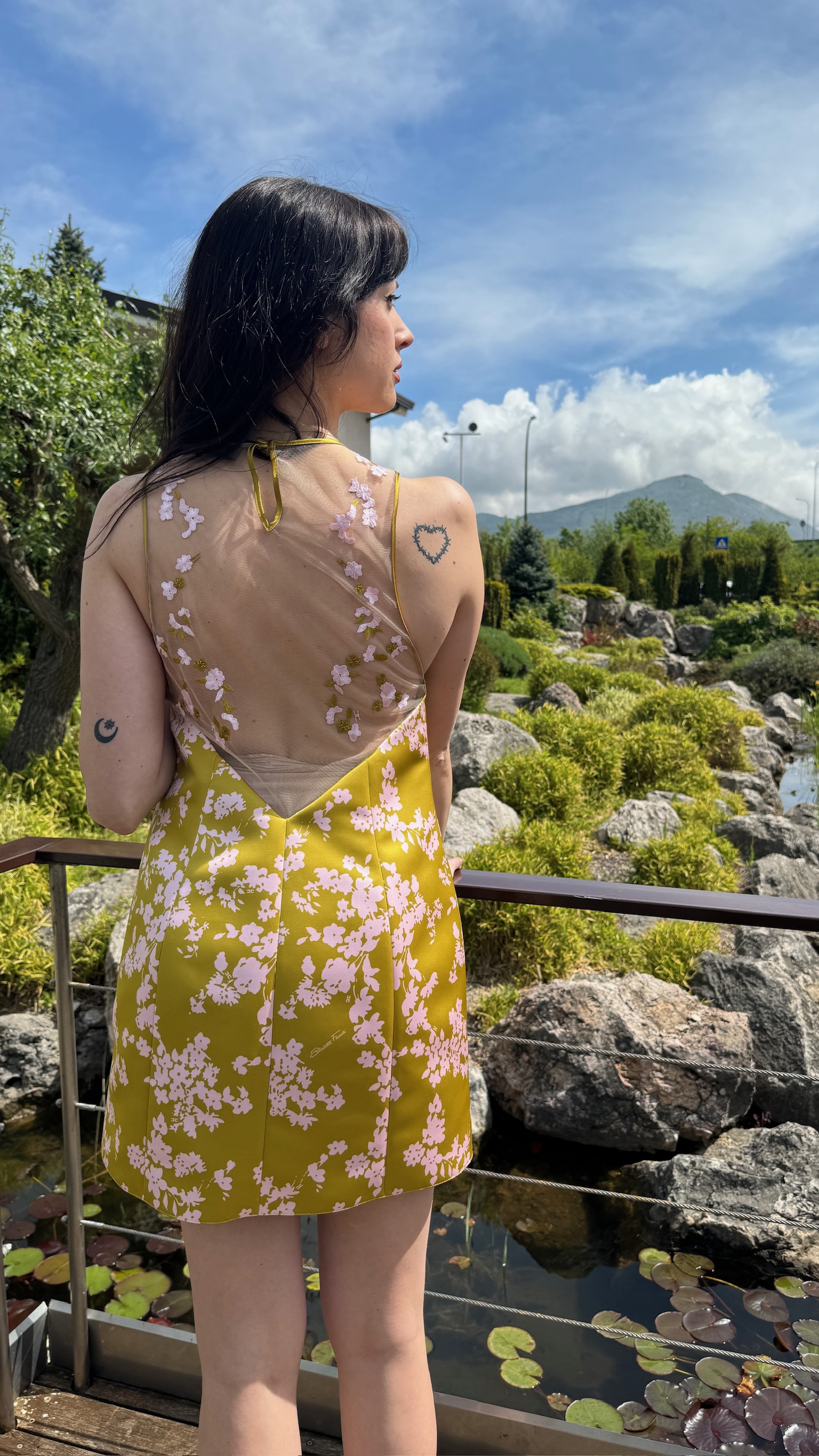 Abito donna curry in duchesse Elisabetta Franchi | AB75951E2DJ4